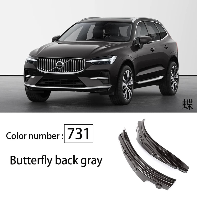 Volvo XC60 Mud Flaps (2018–2024) | Rear Wheel Fender Splash Guards with Blue Accent lifestyle view