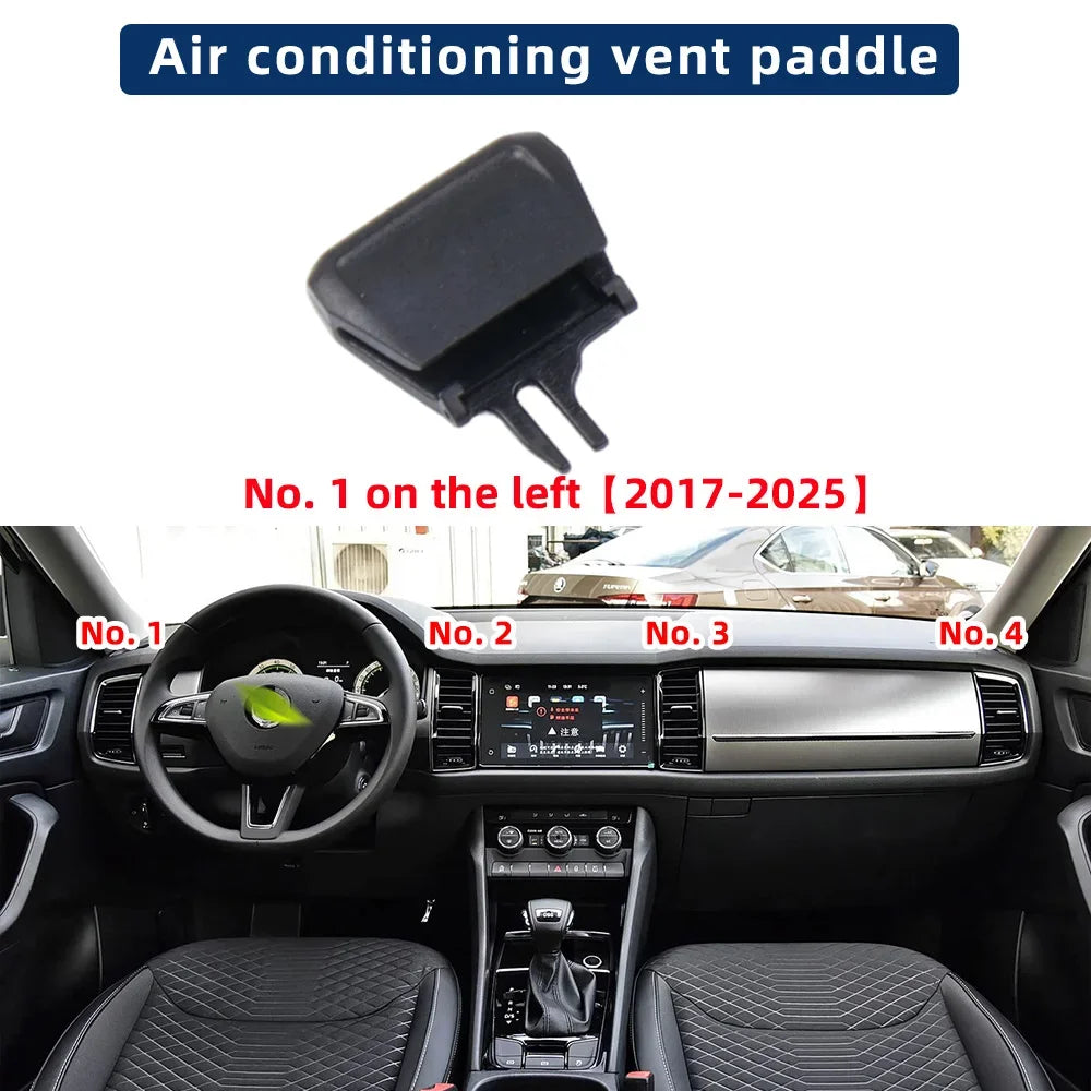 Car Front Rear Air Conditioning Outlet AC Vent Tab Clip For Skoda Kodiaq Karoq 56G819701 56G819702 56G820951 56G820952