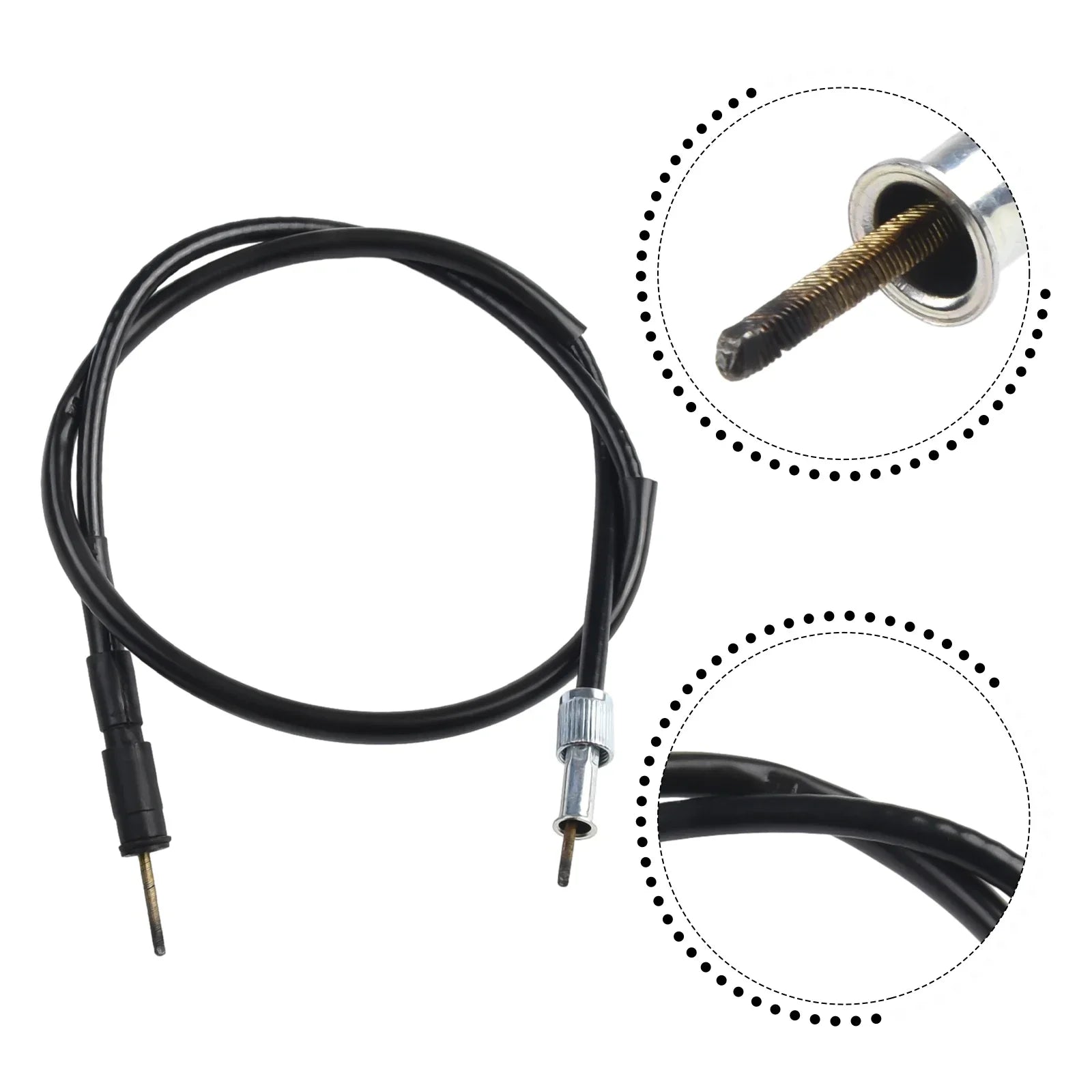 Motorcycle Speedometer Cable | For Honda Dio Vision 110 50 close-up view