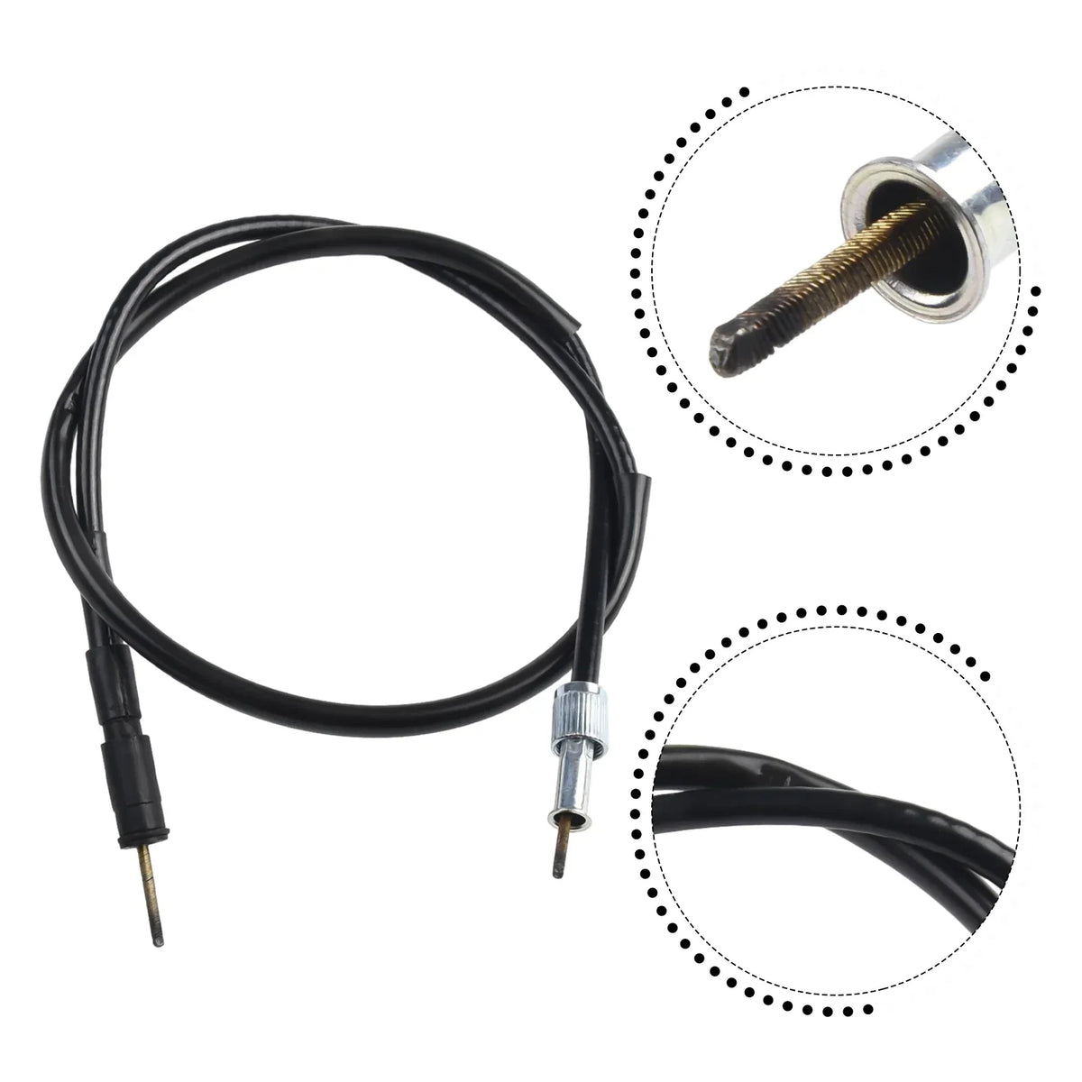 Motorcycle Speedometer Cable | For Honda Dio Vision 110 50 close-up view