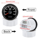 2" 52mm Tachometer Gauge | Red Backlight RPM Meter for Car Boat Marine 12V 24V alternate view