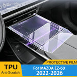 Car Interior Center Console Media Dashboard Navigation TPU Protector Film For MAZDA EZ-60 2025 2026