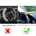 Car Steering Wheel Lock Universal Heavy Duty Stainless Lock Anti-theft Car Security Rota detail view
