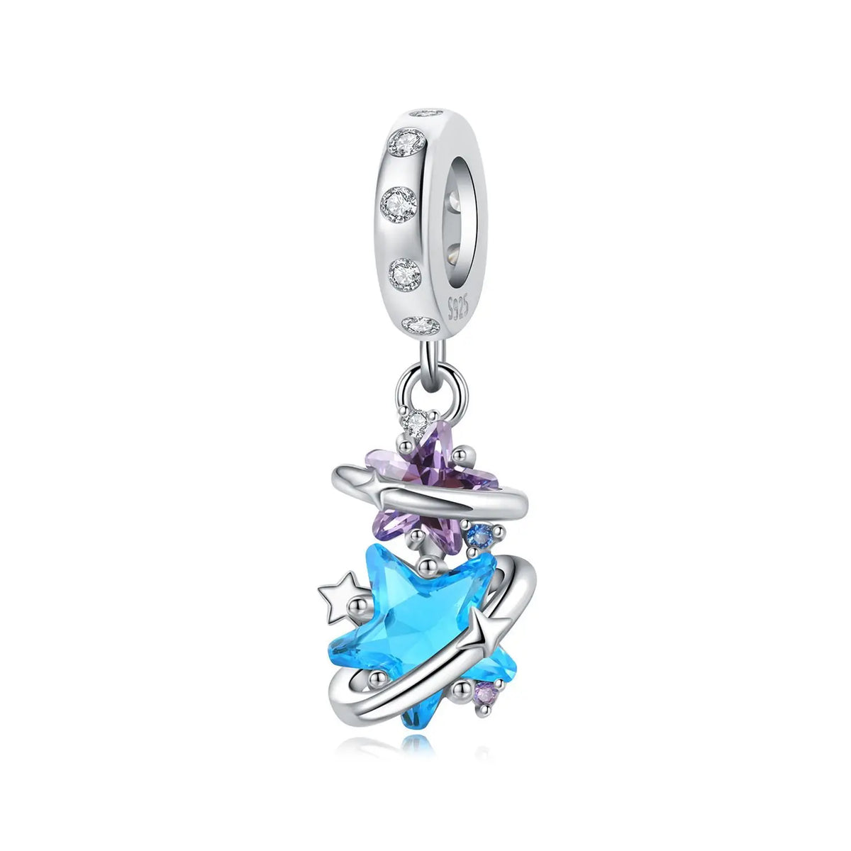 2025 New Hot Sale Original 925 Silver Charm Beads Fit Bracelet For Women Space astron alternate view