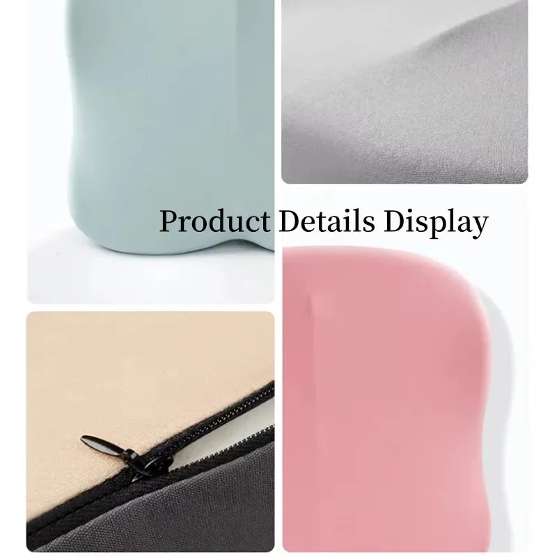 Elevated Car Seat Booster Mat with Breathable Design for Enhanced Comfort and Reduced Fa detail view