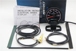 GReddi 7 Color Turbo Boost Gauge | 62mm 2.5 Inch Car Racing Meter with Sensors close-up view