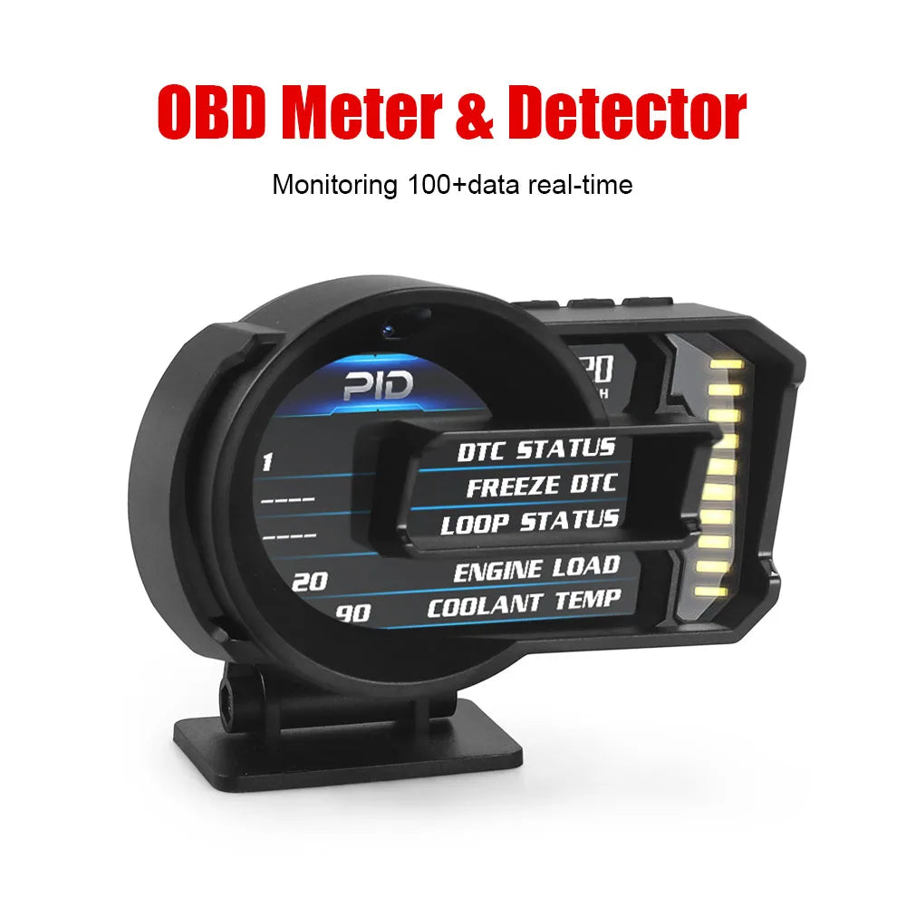 A590 Head Up Display | Full LCD OBD2+GPS Instrument Panel for Car alternate view