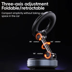 Car Phone Magnetic Stand Foldable Design 360° Rotation Adjustable Vacuum Strong Sucti alternate view