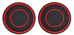 2Pcs 7cm/2.75inch Car Center Console Anti Slip Pad Easy Clean Dustproof Coaster Pvc D alternate view