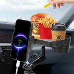 Car Food Rotatable Tray for Eating in Parked Car | Desk for Laptop with Cup Holder detail view