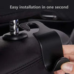 2/4/8 PCS Car Seat Back Hook Universal Car Single Hook Hanger Headrest Storage Hanger Clip High Quality Car Interior Accessories