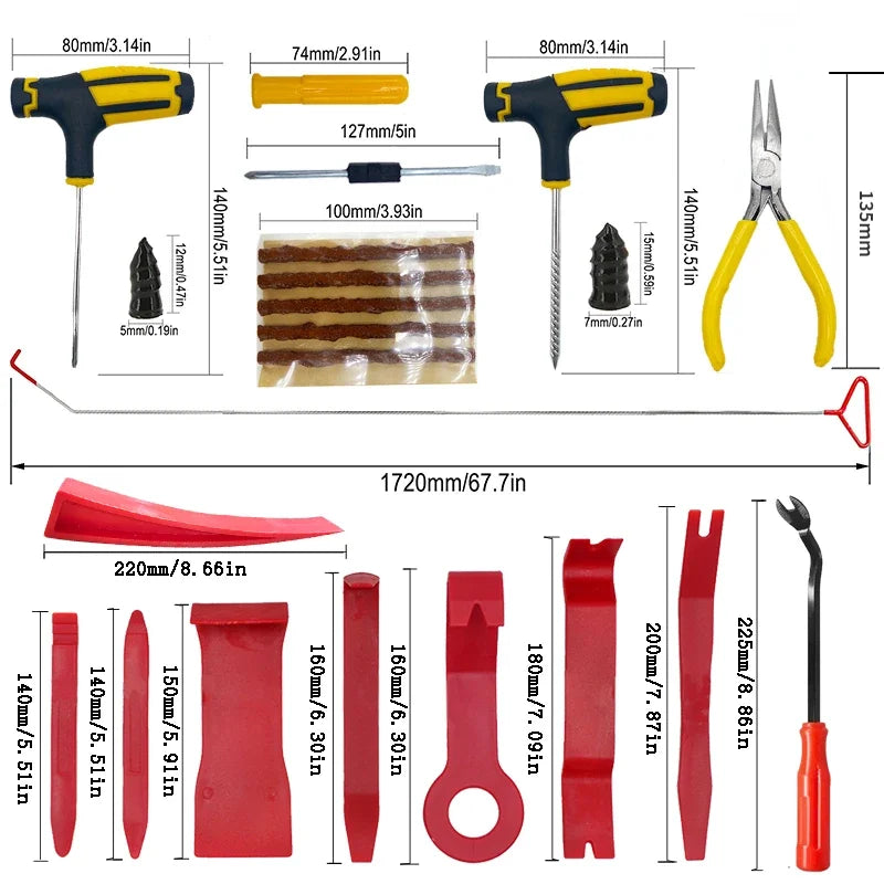 New Car Wedge Pump Locksmith Thickened Door Repair Air Cushion Emergency Open Unlock Too detail view
