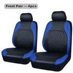 All Season Quited PU Leather Car Seat Cover Full Surrounded Seat Protector Waterproof close-up view