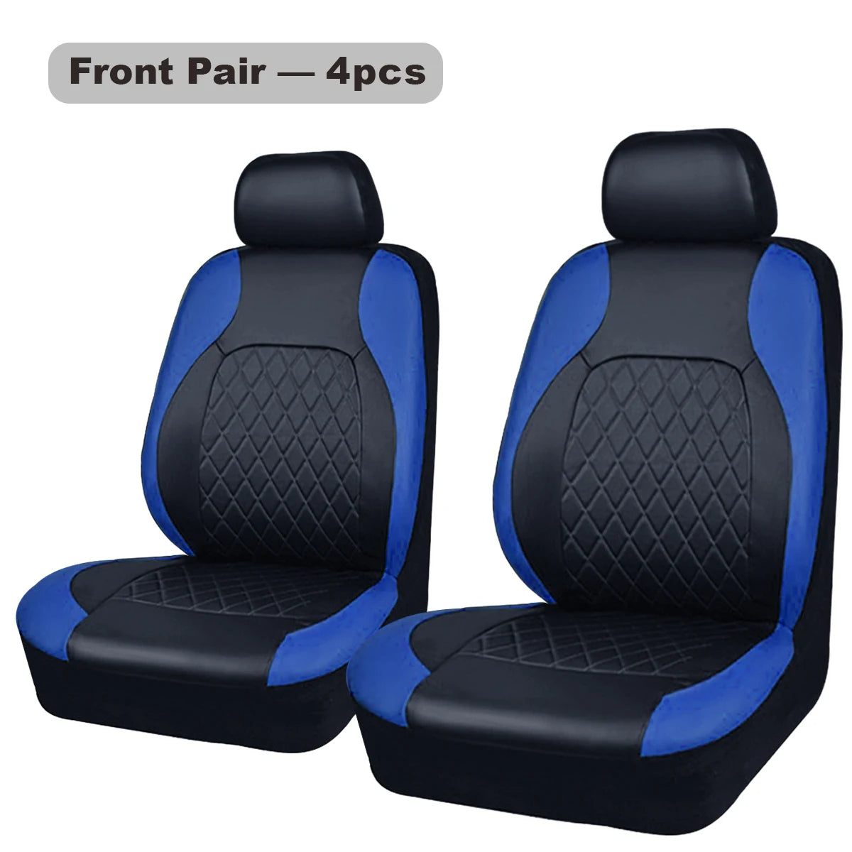 All Season Quited PU Leather Car Seat Cover Full Surrounded Seat Protector Waterproof close-up view
