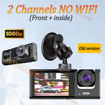 WIFI Dash Cam for Car | 2/3 Channel 1080P Front Rear Video Recorder detail view
