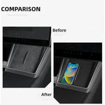 Car Central Control Wireless Charging Silica Gel Pad Anti-Skid Pad for Tesla Model Y alternate view