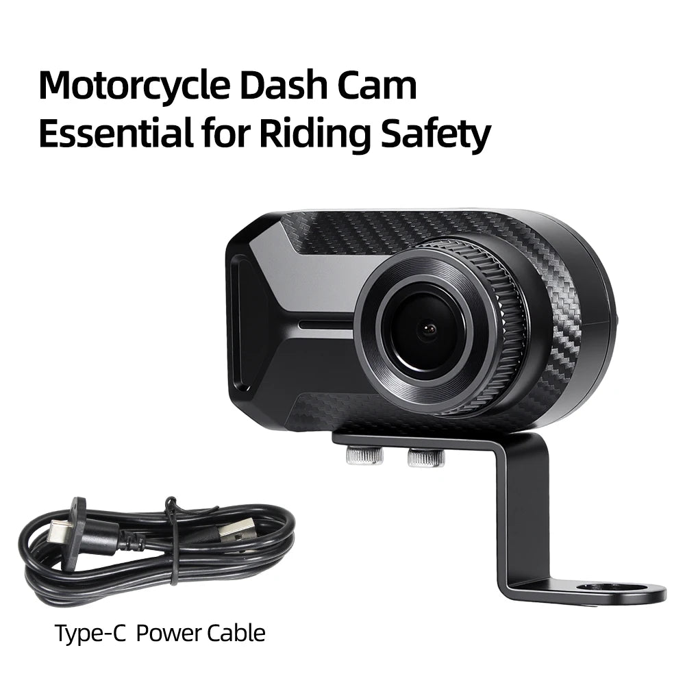Motorcycle Dash Cam 2K 30fps WiFi | Helmet Driving Recorder alternate view