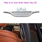 W223 Car Interior Left Right Middle Rear Pillar B AC Vent Grille Air Conditioning Outlet Grille Slider Clip For Benz S Class