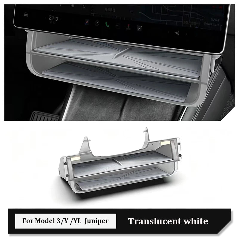 Center Console Screen Under Storage Box | For Tesla Model YL/3/Y Juniper 2019-2026 additional angle