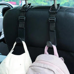 4PCS Car Headrest Hooks Rear Seat Back Storage Hanger