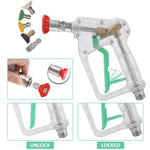 Bear Force Pressure Washer Water Gun | Universal Quick Connector Kit for Karcher Nilfi close-up view