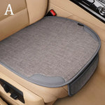 Car Breathable Flax Seat Cover Universal Front Seat Anti Dust Anti Scratch Protector lifestyle view