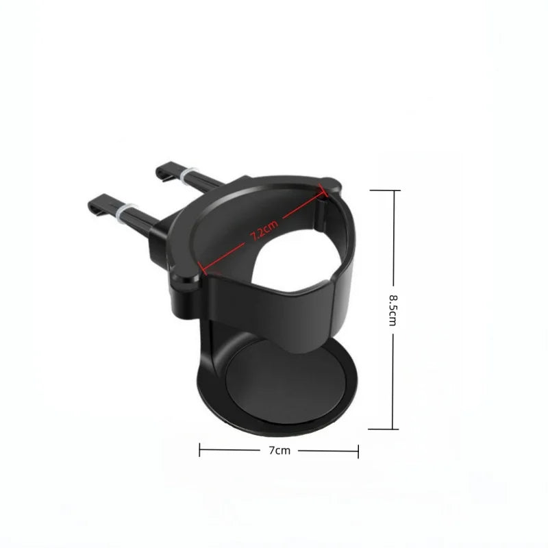 Universal Car Cup Holder | Air Vent Mount Drink Tray and Ashtray additional angle