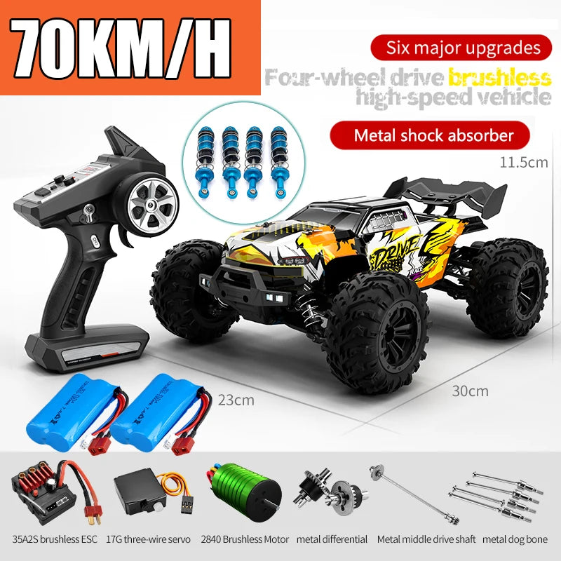 1/16 Off-Road 4WD Remote Control Car with LED Headlight lifestyle view
