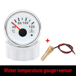 52mm Water Temperature Gauge 40-120Celsius with 7-Color Backlight and Alarm | Car Cool close-up view