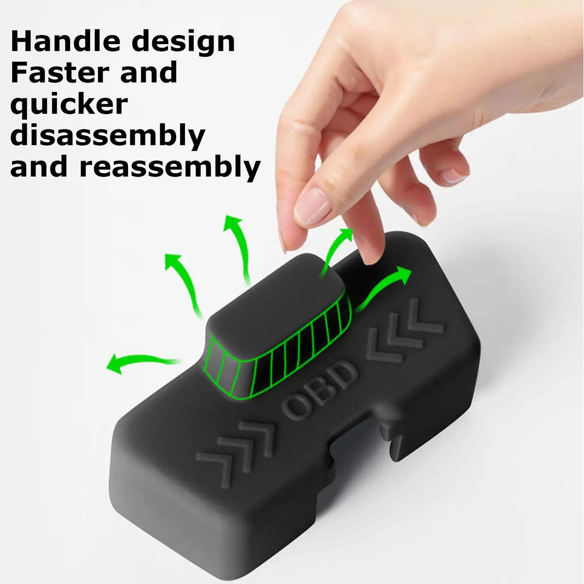 Silicone Car OBD Port Cover Lock Protective Sleeve