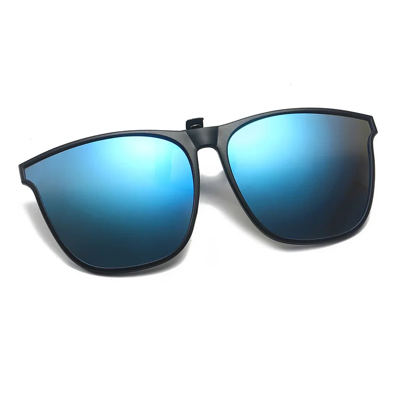 Polarized Clip On Sunglasses Men Car Driver Goggles UV400 Sun Glasses Anti Glare Vint alternate view