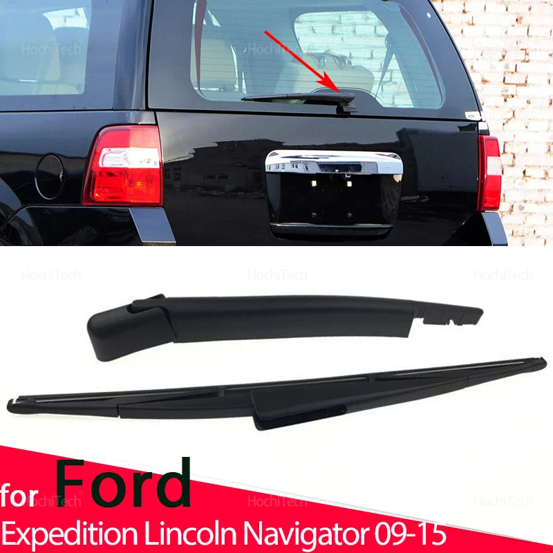 For Ford Expedition Lincoln Navigator 2009-2015 9L1Z17526A Car Accessories Rear Windshield Wiper Arm Blade Set Black Replacement