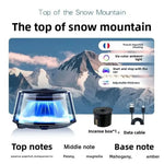Snow Mountain Smart Car Fragrance Diffuser Rechargeable Mist Diffuser Auto Freshener Car Air Cloud RGB Interior Light Air W J5V6