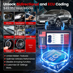 THINKTOOL MINI 2 Auto OBD2 Scanner Car Diagnostic Tool Full System Scan Tool Support Bidirectional Control ECU Coding 28 Resets