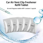 5/10/15pcs Air Freshener Tablets Refill Solid Perfume Aromatherapy Tablets Car Air Vent Fragrances Flavor Diffuser Accessories