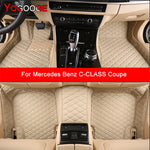YOGOOGE Custom Car Floor Mats For Mercedes Benz C-CLASS Coupe C204 C205 A205 Auto Carpets Foot Coche
