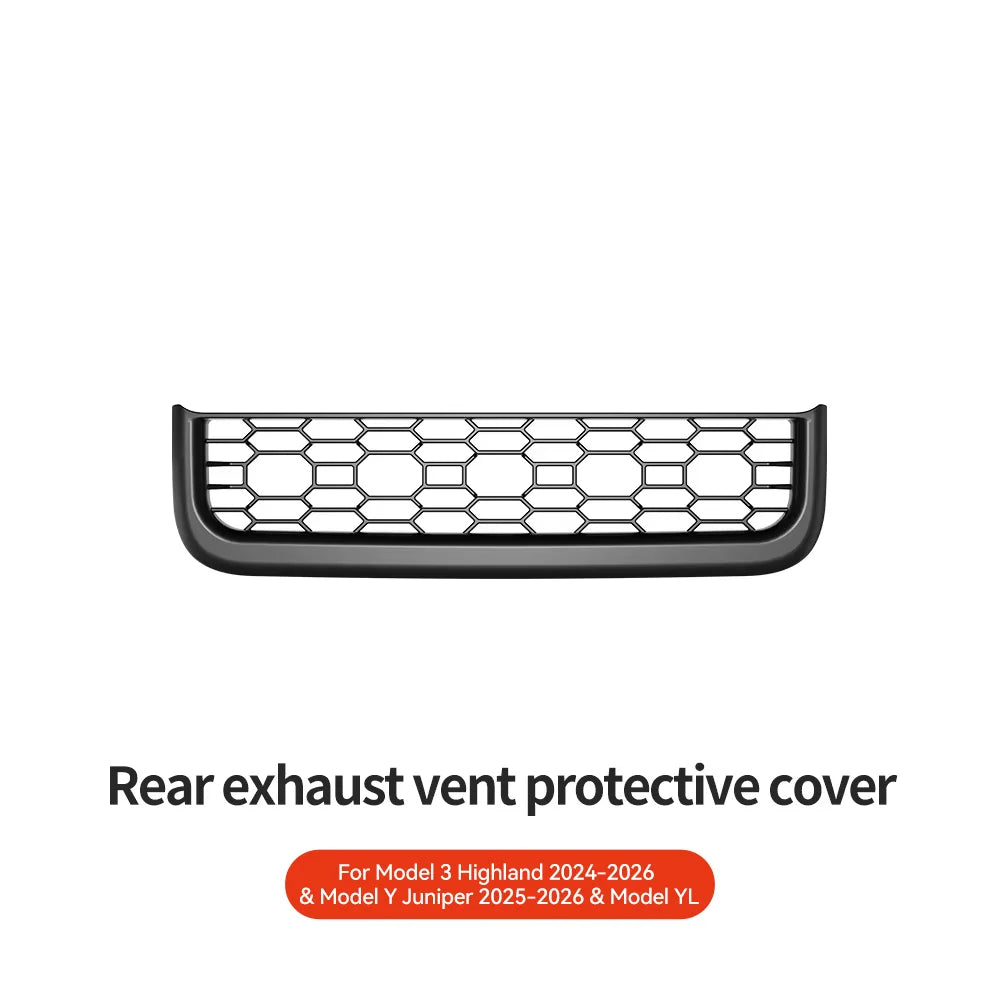 Tesla Model 3 & Model Y Rear Center Console Air Vent Dust Cover | Interior Protection alternate view