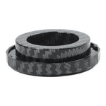 Rotary Engine Start Stop Button Cover With Carbon Fiber Style And Protective Ring For Car Ignition Switch Damage Prevention