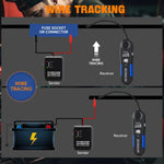 VDIAGTOOL V210 Universal 6-42V Car Electric Circuit Tester Automotive Circuit Wire Tracker Short Open Finder Auto Repair Cable