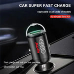 1Pcs Car Charger USB Type-C Fast Charging Adapter For Audi sline TT Q2 Q3 Q5 Q7 Q8 A3 A4 detail view