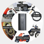 YIJU Wireless Air Pump 150psi Portable Electric Tire Inflator For Car Bicycle Motorcy lifestyle view