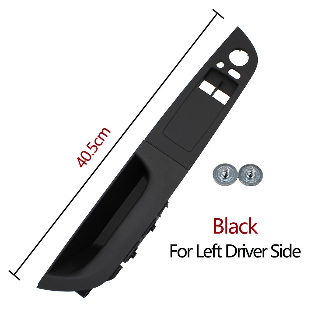 LHD Left Hand Driver Interior Door Armrest Panel Cover Trim Pull Handle For BMW 3 Series detail view