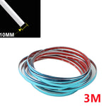 Exterior Car Chrome Body Strip Bumper Auto Door Protector Moulding Styling Trim car L alternate view