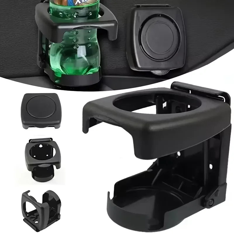 Foldable Car Cup Holder | ABS Beverage Stand for Vehicle, Office, RV, and Yacht