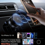 360° Magsafe Car Phone Holder Mount | Magnetic Phone Stand for Tesla iPhone Android lifestyle view