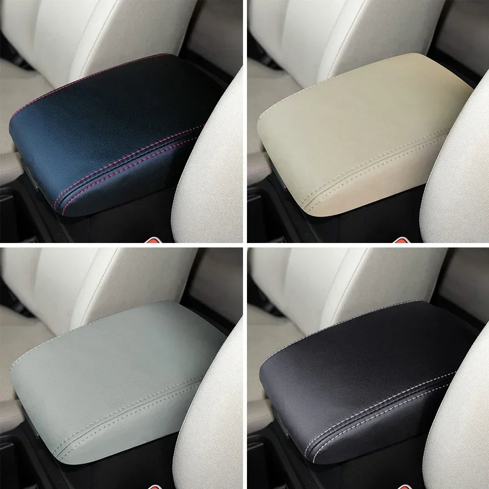 Car Armrest Box Center Console Lid Armrest Cover Interior Accessories PU Leather Cover for Honda CRV 2012 2013 2014 2015 2016