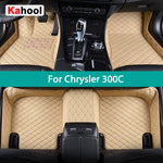 KAHOOL Custom Car Floor Mats For Chrysler 300C 300 2005-2023 Auto Carpets Foot Coche Accessorie