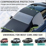 Car Snow Cover Winter Front Windshield | Anti-Freeze Magnetic Half Cover alternate view