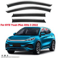 4pcs Car Side Window Deflectors Black | Weather Shield for BYD Yuan Plus Atto 3 2022+