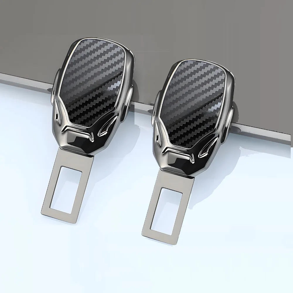 Alloy Car Seat Belt Extension Plug Buckle Seatbelt Clip Adjustable Extender Lengthe additional angle